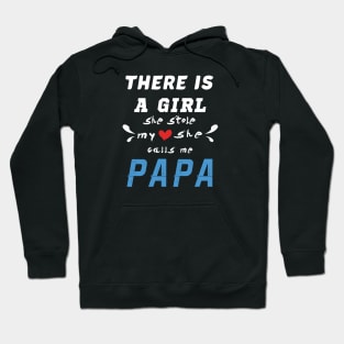 Papa Gifts Shirts from Granddaughter, She Stole My Heart Hoodie